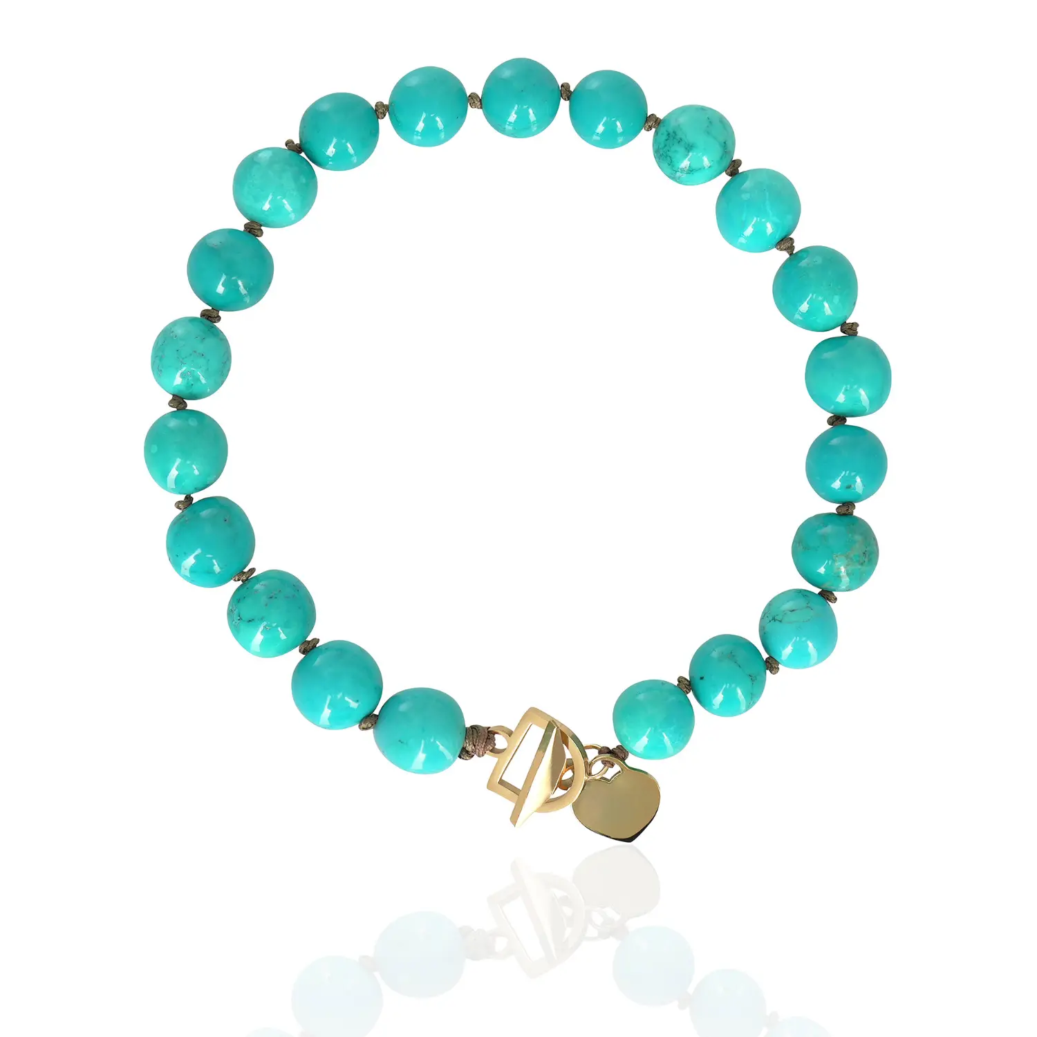 alvin-turquoise-1 Small ALVIN κολιέ με ημιπολύτιμους λίθους τιρκουάζ - Image 1
