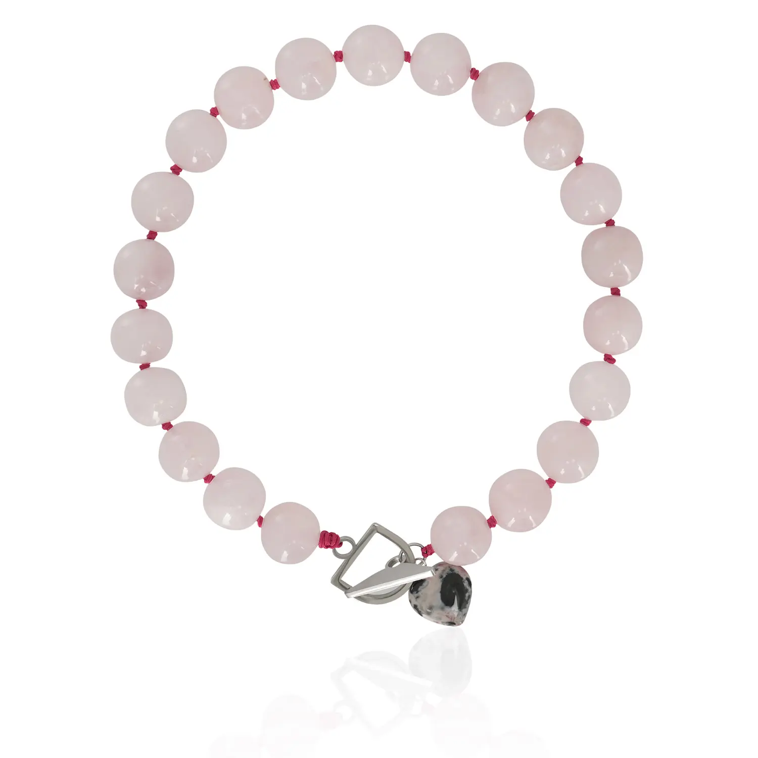 ramon-lightpink-1 Large RAMON κολιέ με ημιπολύτιμους λίθους ροζ - Image 1